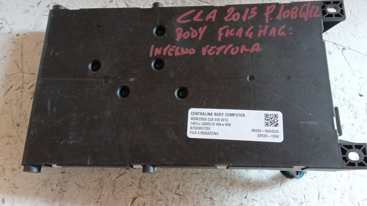 CENTRALINA BODY INTERNO AUTO MERCEDES CLA 2015 1.5 D A1569007702