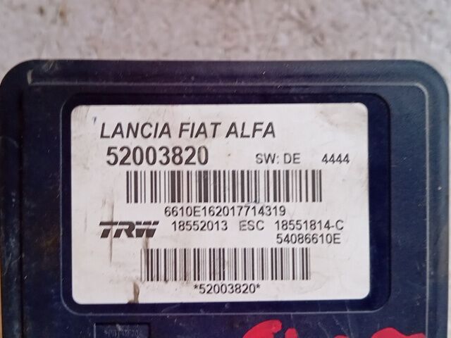 CENTRALINA ABS FIAT 500L 2017 1.3 MULTJET TRW 52003820 — foto 3