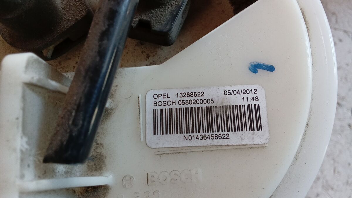 POMPA CARBURANTE GALLEGGIANTE OPEL MERIVA 2012 1.4 BENZ. 13268622 — foto 2