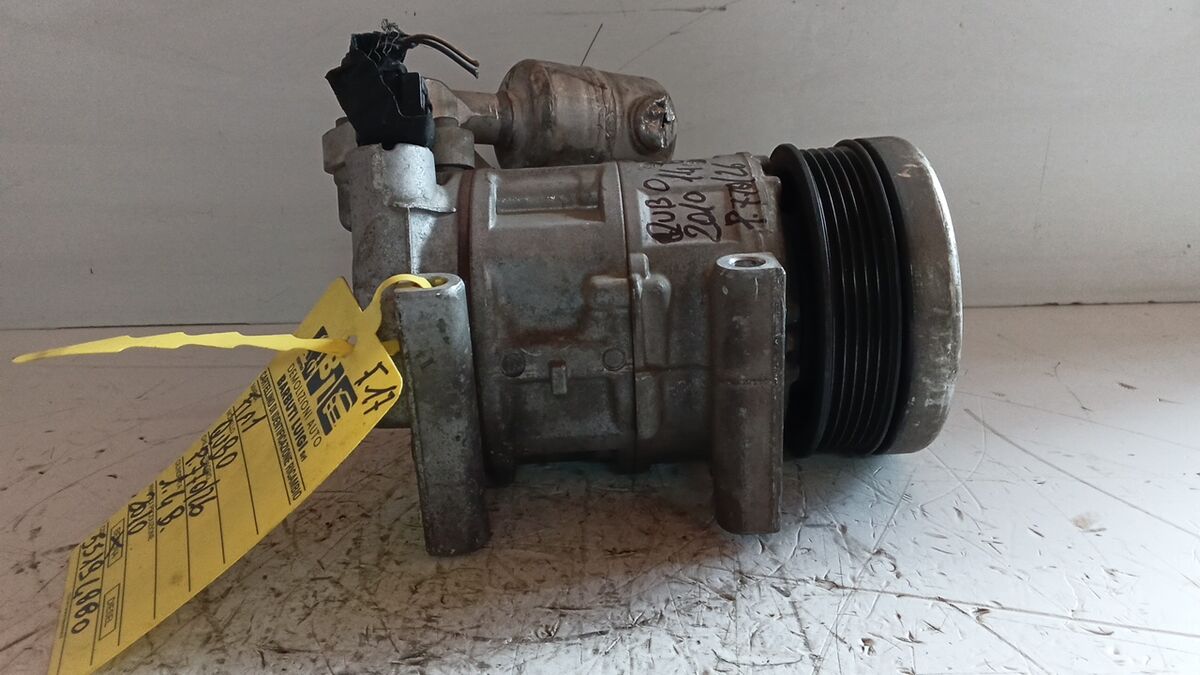 COMPRESSORE A/C FIAT QUBO 2010 1.4 BENZ. PULEGGIA IN PLASTICA 55194880 — foto 3