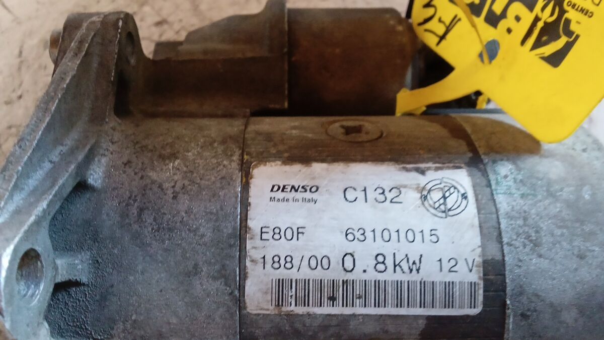 MOTORINO AVVIAMENTO FIAT PUNTO 2001 1.2 BENZ. 63101015 — foto 5