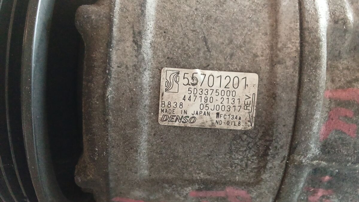 COMPRESSORE A/C FIAT SEDICI 2008 1.9 MULTIJET PULEGGIA IN PLASTICA 55701201 — foto 5