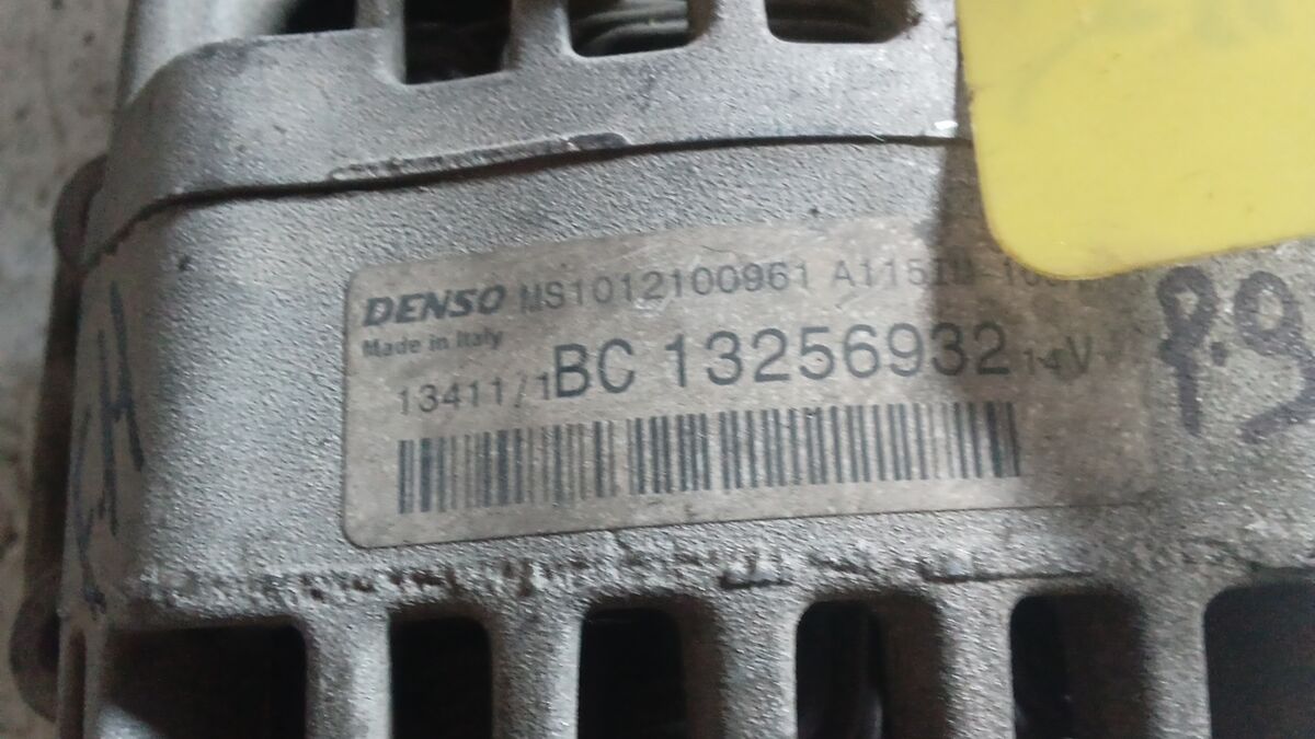 ALTERNATORE OPEL CORSA 2008 1.3 MULTIJET 90CV 105A 13256932 — foto 5