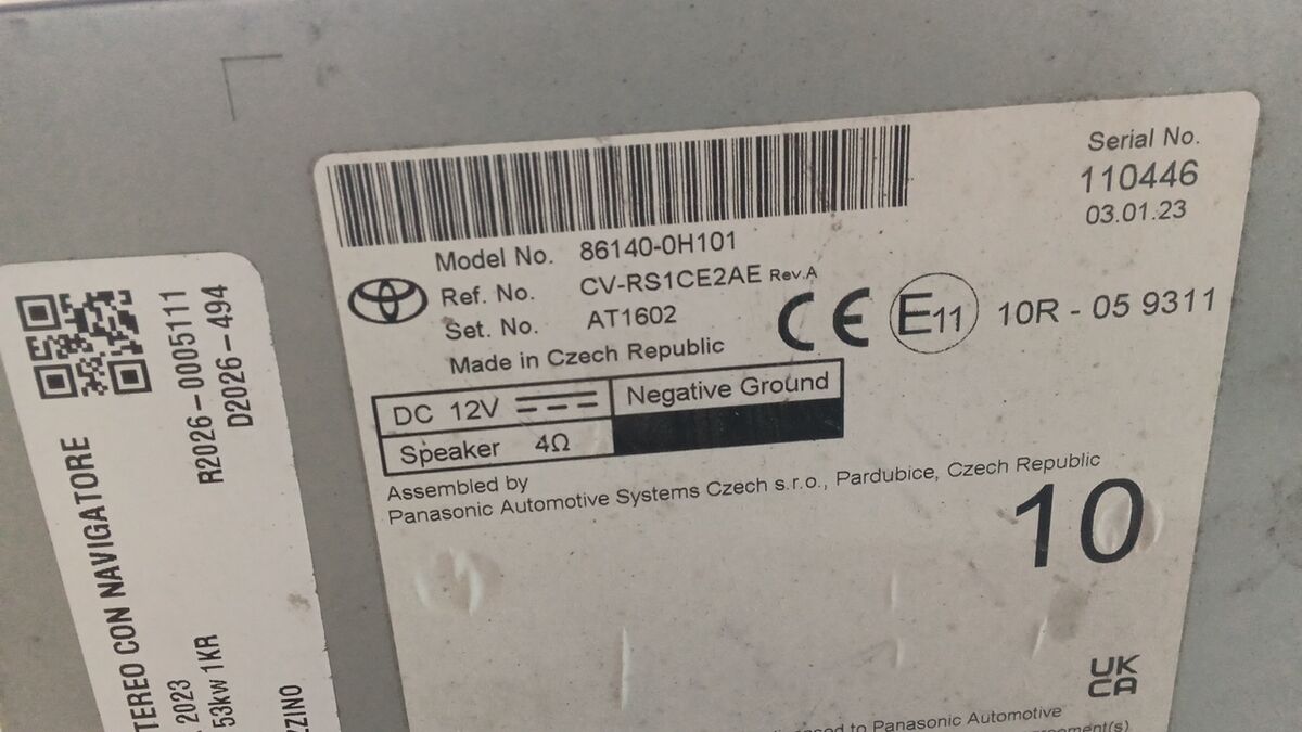 DISPLAY MULTIFUNZIONE TOYOTA AYGO' X 2023 — foto 3