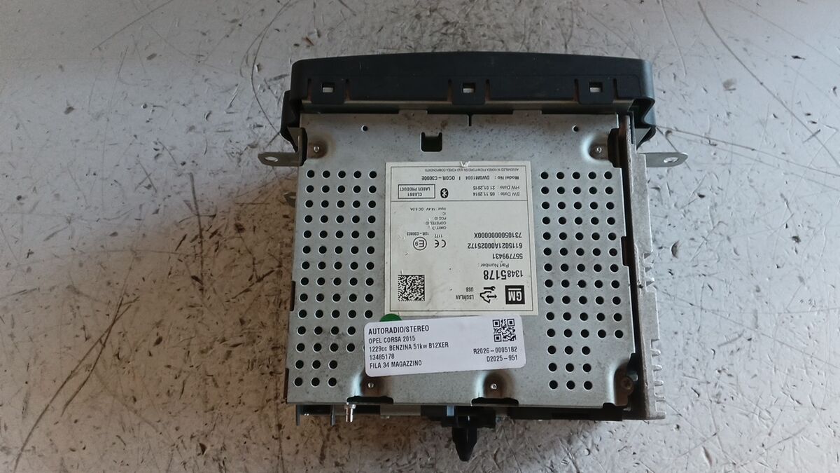 AUTORADIO OPEL CORSA E 2015 13485178 — foto 3