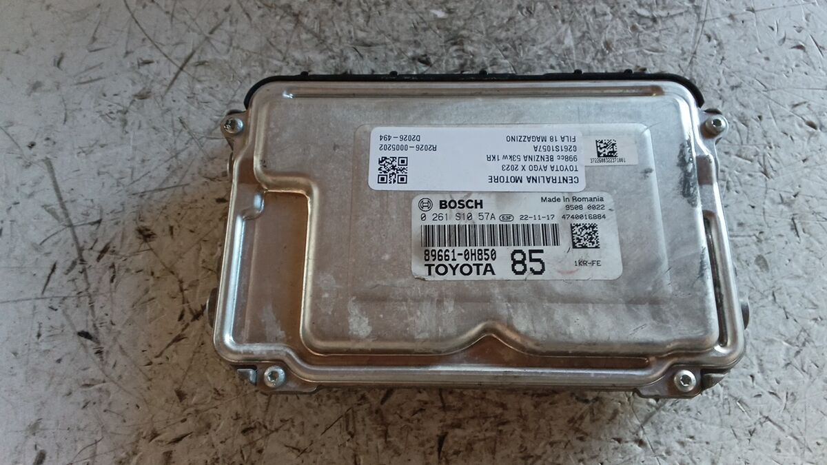 CENTRALINA MOTORE TOYOTA AYGO X 2023 1.0 BENZ. BOSCH 0261S1057A — foto 2