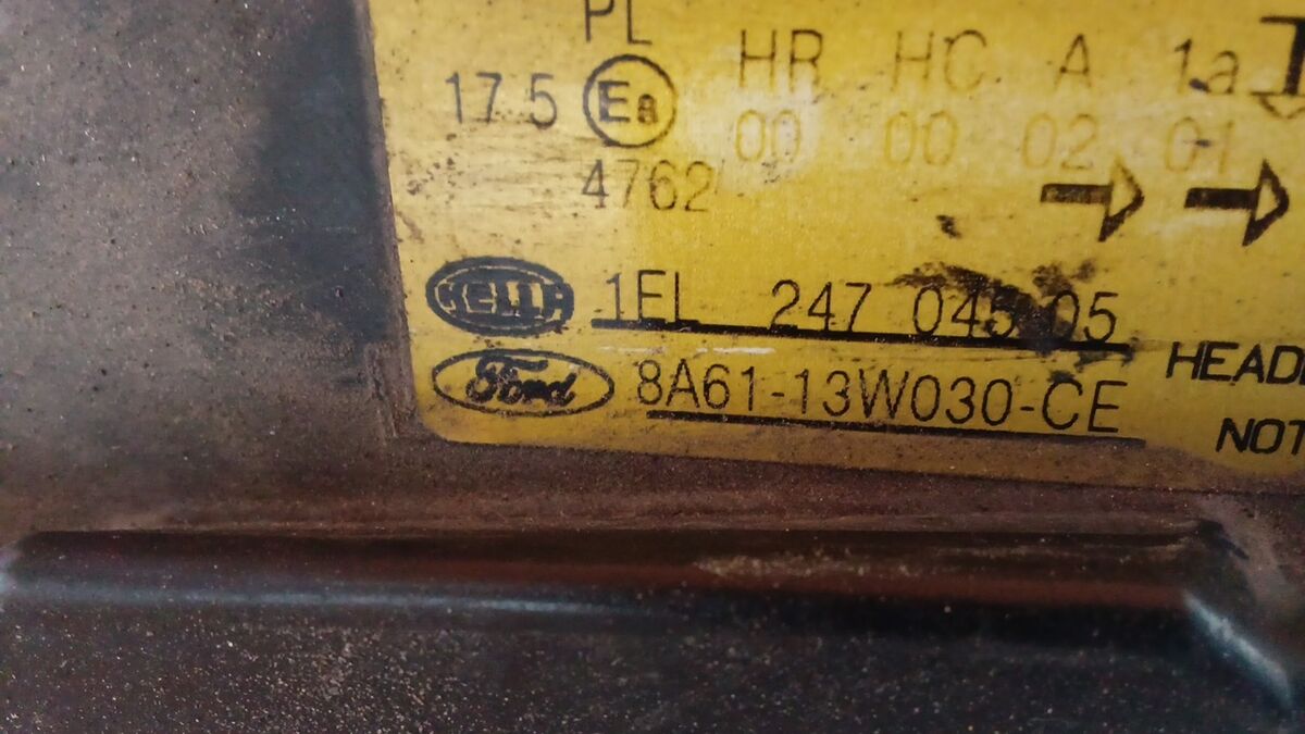 FARO SINISTRO FORD FIESTA 2009 LENTICOLARE 8A6113W030CE — foto 4