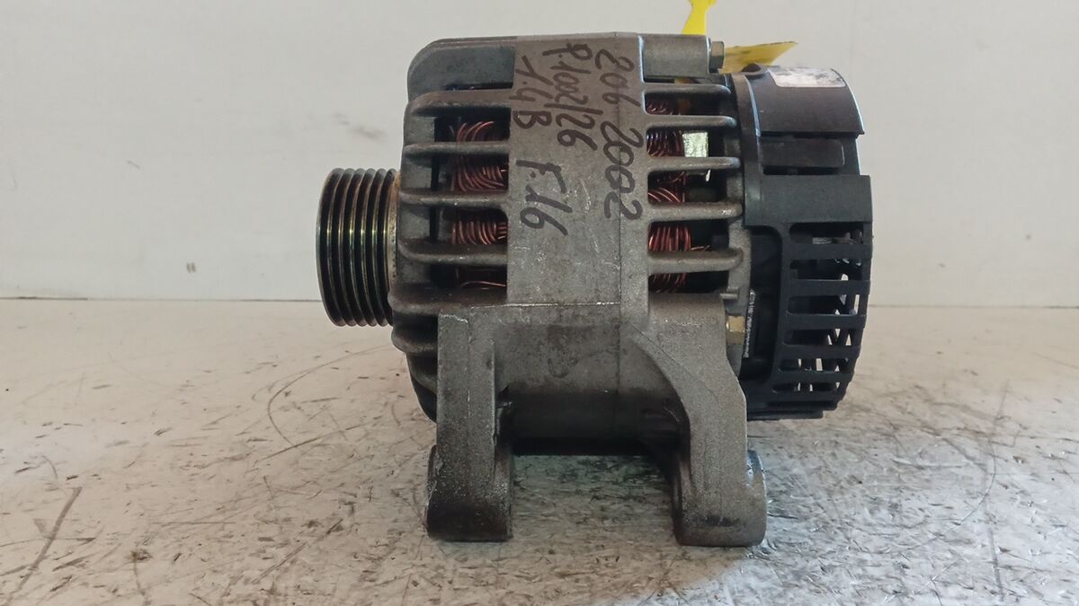 ALTERNATORE PEUGEOT 206 2002 1.4 BENZ. 9641398480