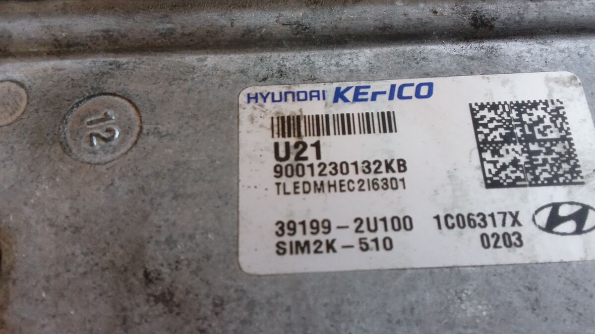 CENTRALINA MOTORE HYUNDAI TUCSON 2020 1.6 CRDI 391992U100 — foto 3