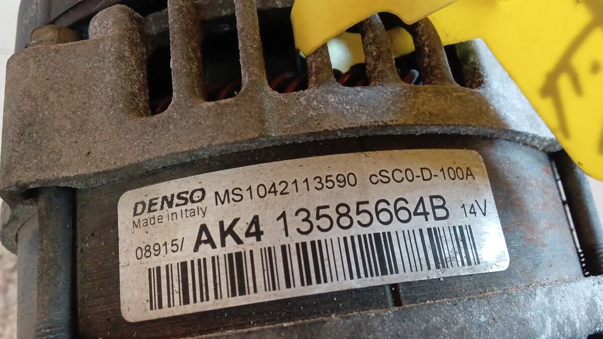 ALTERNATORE OPEL CORSA E 2015 1.2 BENZ. 100A 13585664B — foto 5
