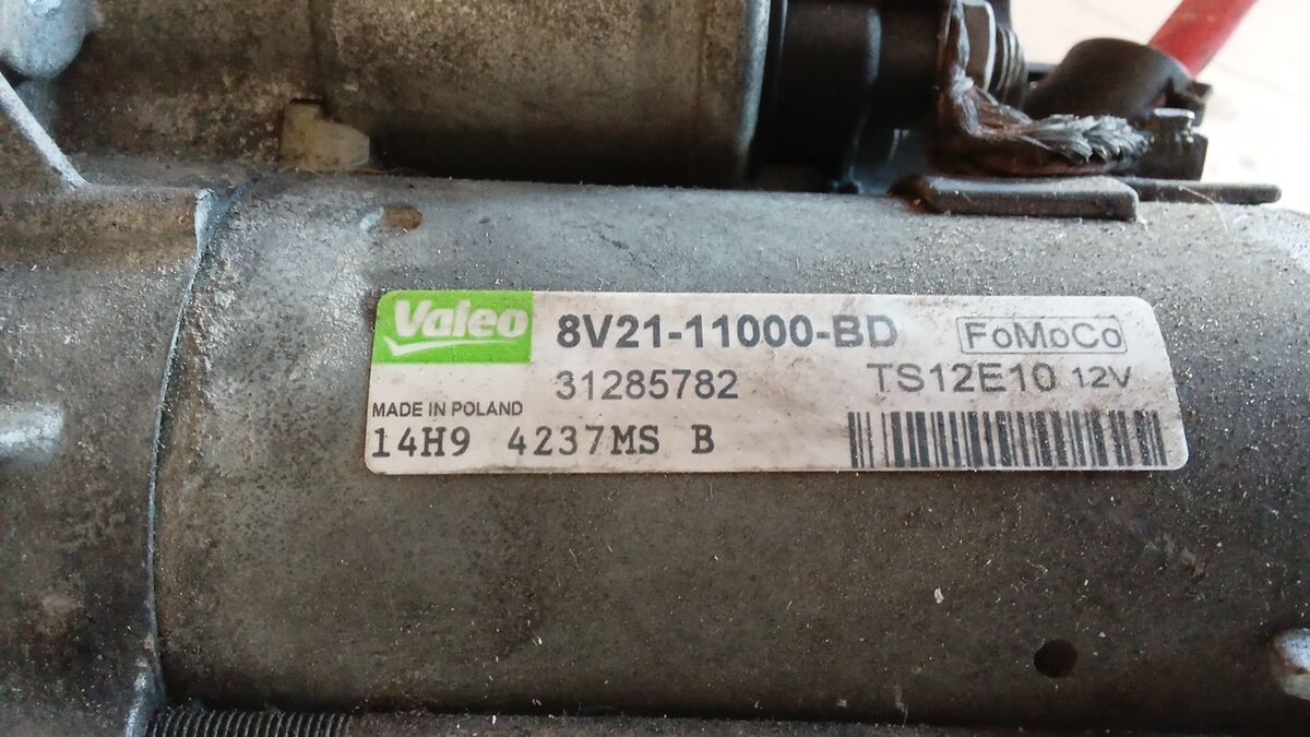 MOTORINO AVVIAMENTO FORD FIESTA 2010 1.4 BENZ. 8V2111000BD — foto 5