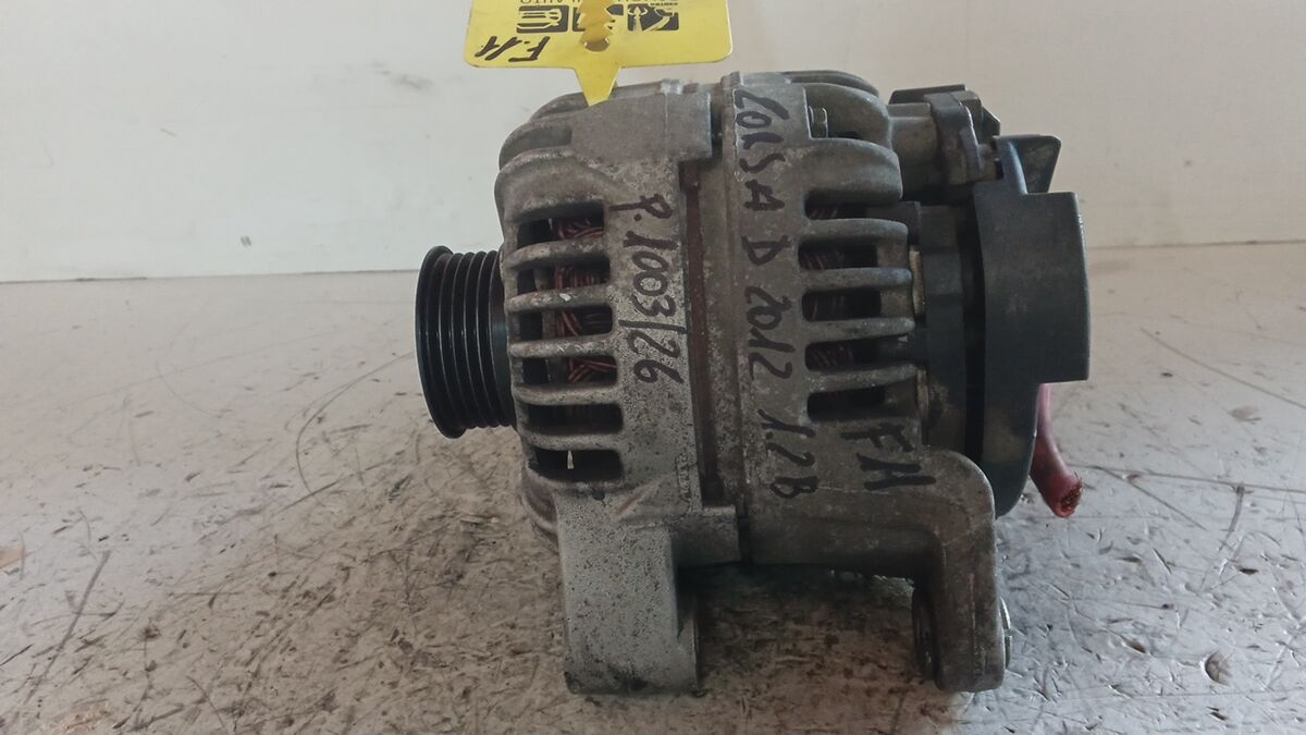 ALTERNATORE OPEL CORSA D 2012 1.2 BENZ. 120A 13222931 — foto 3