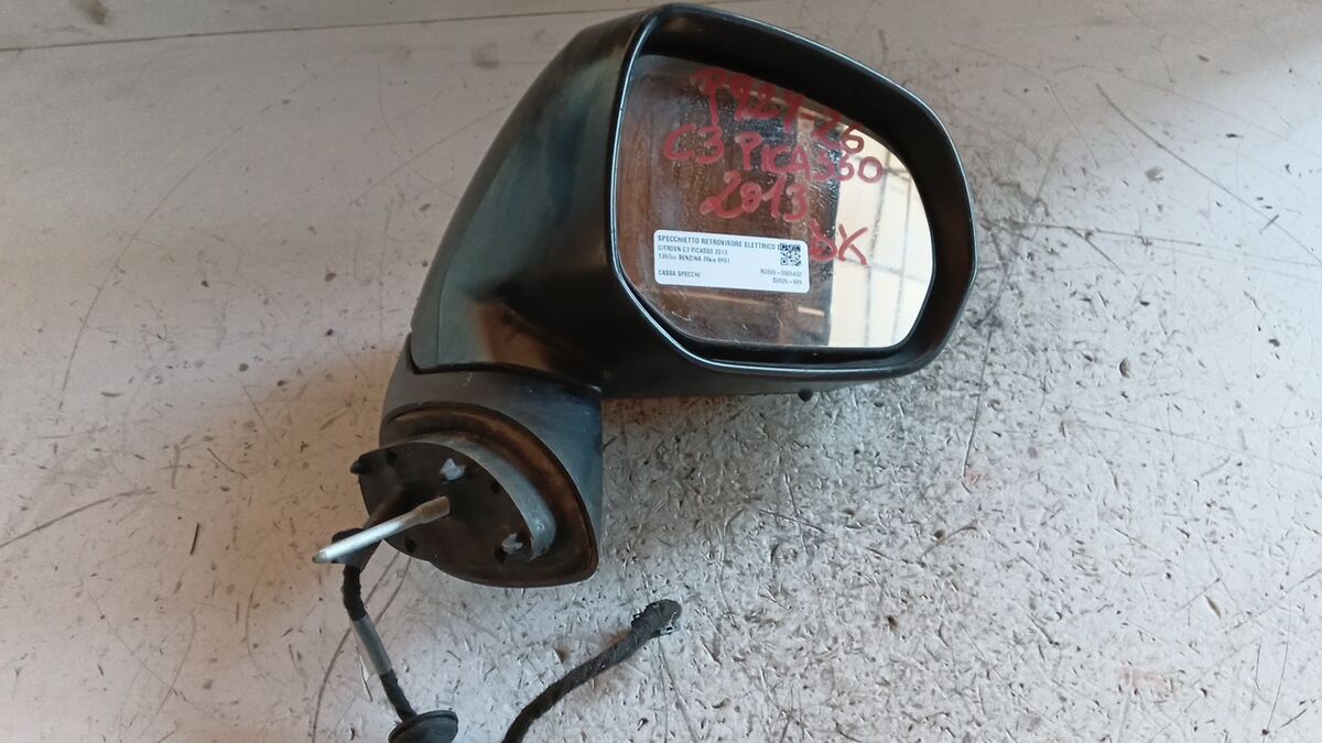 SPECCHIO SINISTRO ELETTRICO CITROEN C3 PICASSO 2013 5 FILI