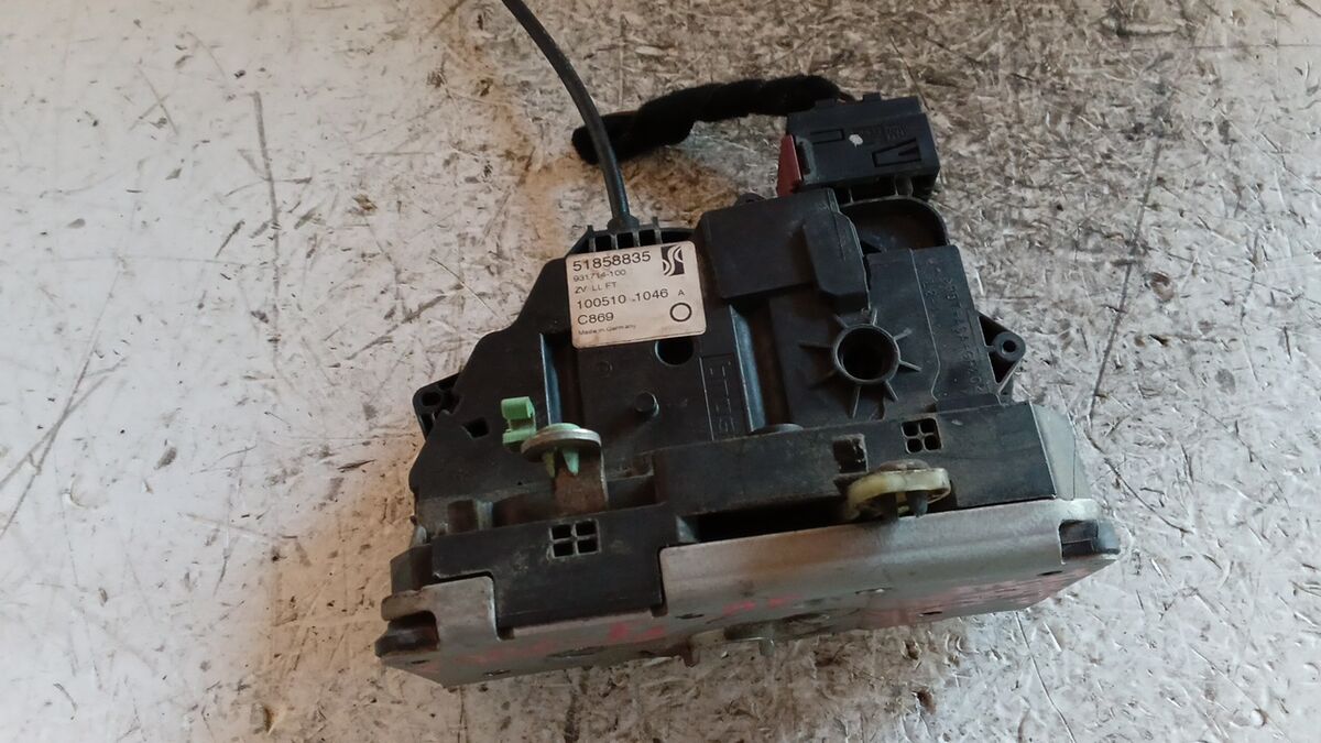 SERRATURA ANTERIORE SINISTRA FIAT PUNTO EVO 2010 6 PIN 51858835 — foto 2