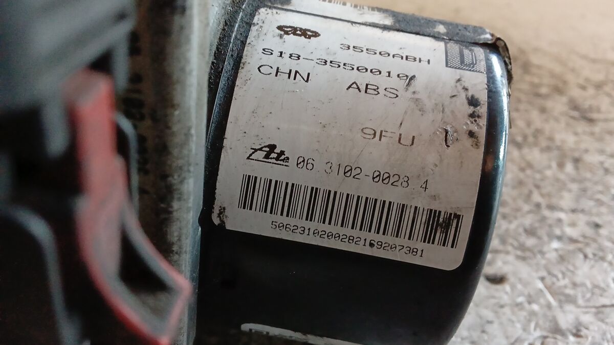 CENTRALINA ABS DR 1 2010 1.3 BENZ. ATE 06310200284 — foto 3