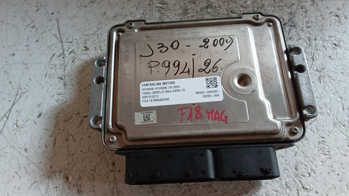 CENTRALINA MOTORE HYUNDAI I30 2009 1.6 CRDI 16V BOSCH 0281015213 — foto 2