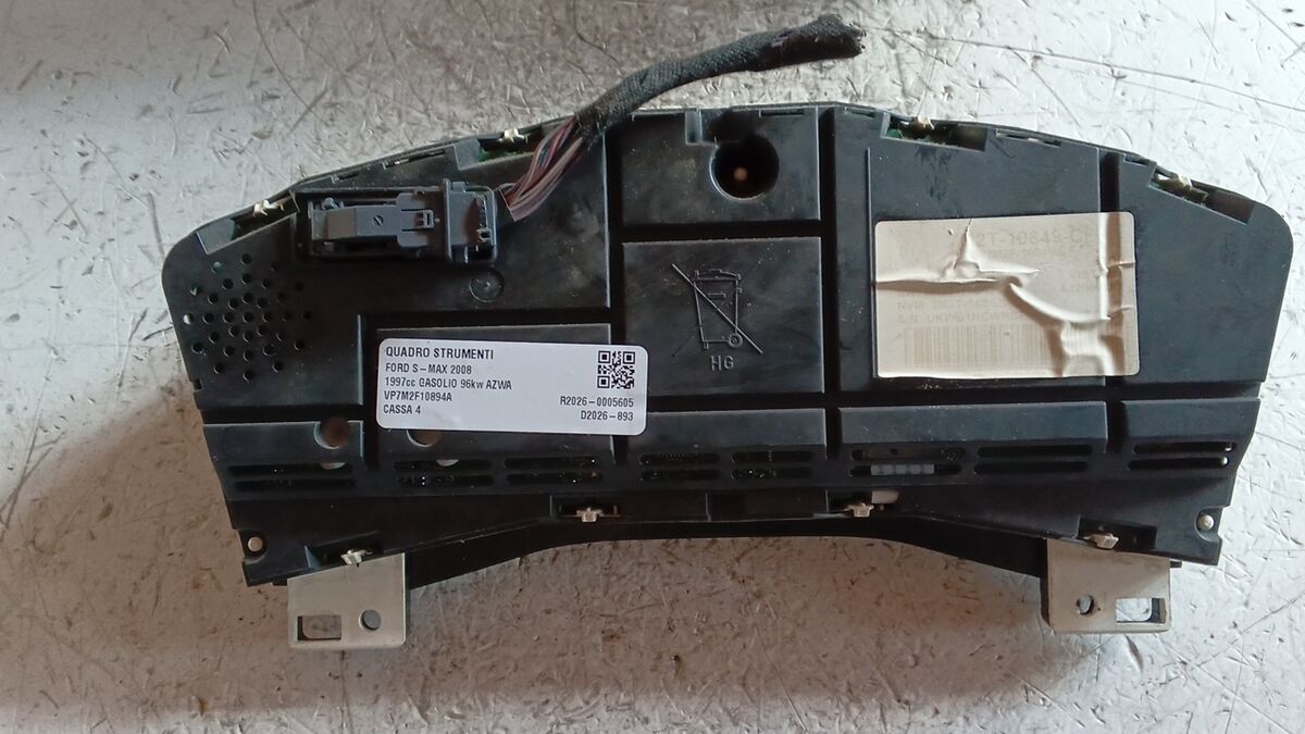 QUADRO STRUMENTI FORD S-MAX 2008 2.0 TDCI 7M2T10849CE — foto 2