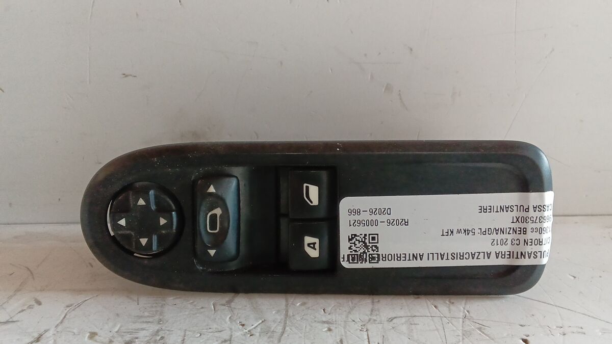 PULSANTIERA SINISTRA CITROEN C3 2012 2 PULSANTI 16 PIN 96637530XT — foto 8